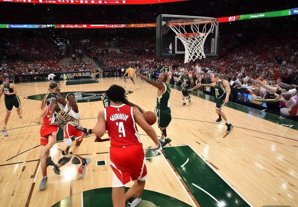 2017年NBA火箭VS雄鹿巅峰对决：战术与球星对决回顾